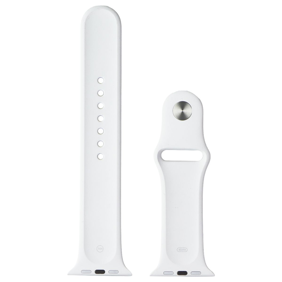 Apple (42mm) Sport Band for Apple Watch 42/44/45mm - White (M/L Only) Smart Watch Accessories - Watch Bands Apple    - Simple Cell Bulk Wholesale Pricing - USA Seller