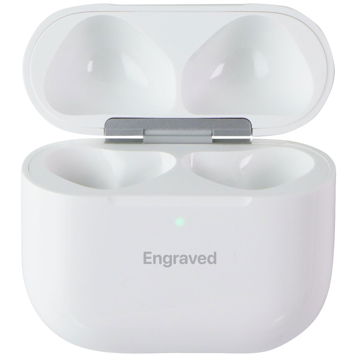 Apple AirPods (4th Generation) USB-C Charging CASE ONLY - White (A3058) ENGRAVED Portable Audio - Headphones Apple - Simple Cell Bulk Wholesale Pricing - USA Seller