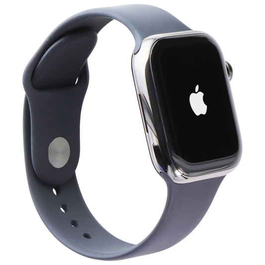 Apple Watch Series 8 (45mm) (A2774) GPS + LTE - Graphite Steel/Midnight Sp Band Smart Watches Apple - Simple Cell Bulk Wholesale Pricing - USA Seller