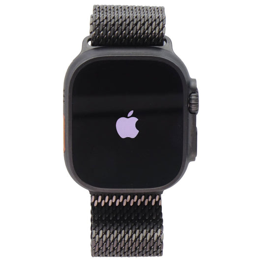 Apple Watch Ultra 2 (GPS + LTE) A2986 49mm - Black Titanium/Milanese Loop Smart Watches Apple - Simple Cell Bulk Wholesale Pricing - USA Seller