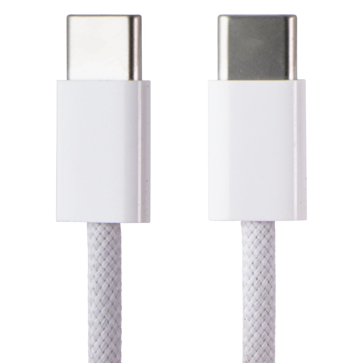 Apple Official 60W USB-C to USB-C Braided Charge Cable (1M/3.3-Ft) A2795 - White Cell Phone - Cables & Adapters Apple    - Simple Cell Bulk Wholesale Pricing - USA Seller