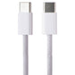 Apple Official 60W USB-C to USB-C Braided Charge Cable (1M/3.3-Ft) A2795 - White Cell Phone - Cables & Adapters Apple - Simple Cell Bulk Wholesale Pricing - USA Seller