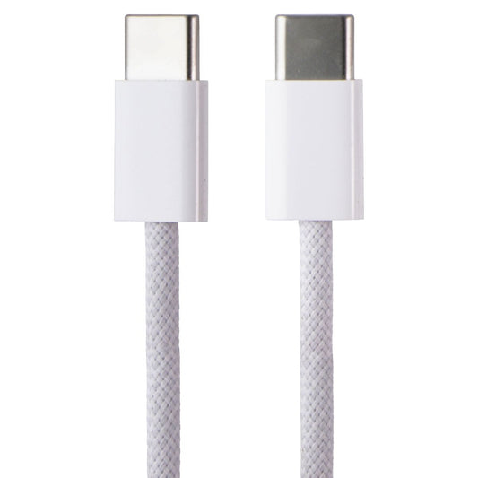 Apple Official 60W USB-C to USB-C Braided Charge Cable (1M/3.3-Ft) A2795 - White Cell Phone - Cables & Adapters Apple - Simple Cell Bulk Wholesale Pricing - USA Seller
