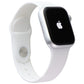 Apple Watch Series 8 (41mm) (A2772) GPS + LTE Silver AL/White Sport Band Set Smart Watches Apple - Simple Cell Bulk Wholesale Pricing - USA Seller