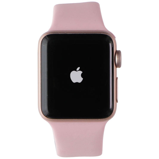 Apple Watch Series 3 (A1860) GPS + LTE - 38mm Gold Aluminum/Pink Sp Band Smart Watches Apple    - Simple Cell Bulk Wholesale Pricing - USA Seller