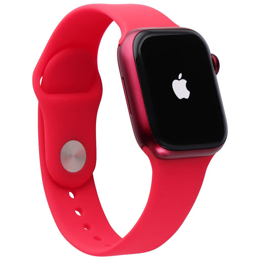Apple Watch Series 7 (A2473) (GPS Only) 41 mm Red AL/Red Sport Band Smart Watches Apple    - Simple Cell Bulk Wholesale Pricing - USA Seller