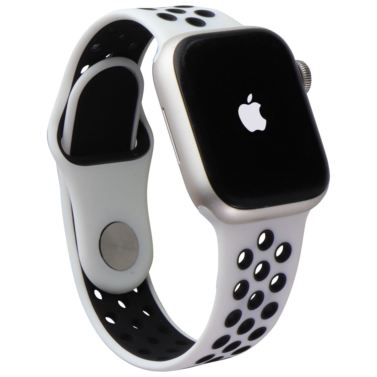 Apple Watch Series 7 Nike (A2473) (GPS only) 41mm Starlight AL/White Sport Band Smart Watches Apple - Simple Cell Bulk Wholesale Pricing - USA Seller