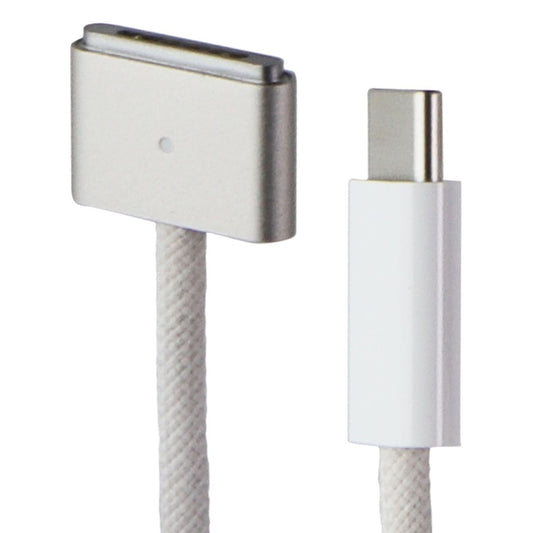 Apple Official (2m) USB-C to MagSafe 3 Cable (2 m) - Starlight (A2363) Computer Accessories - Laptop Power Adapters/Chargers Apple    - Simple Cell Bulk Wholesale Pricing - USA Seller