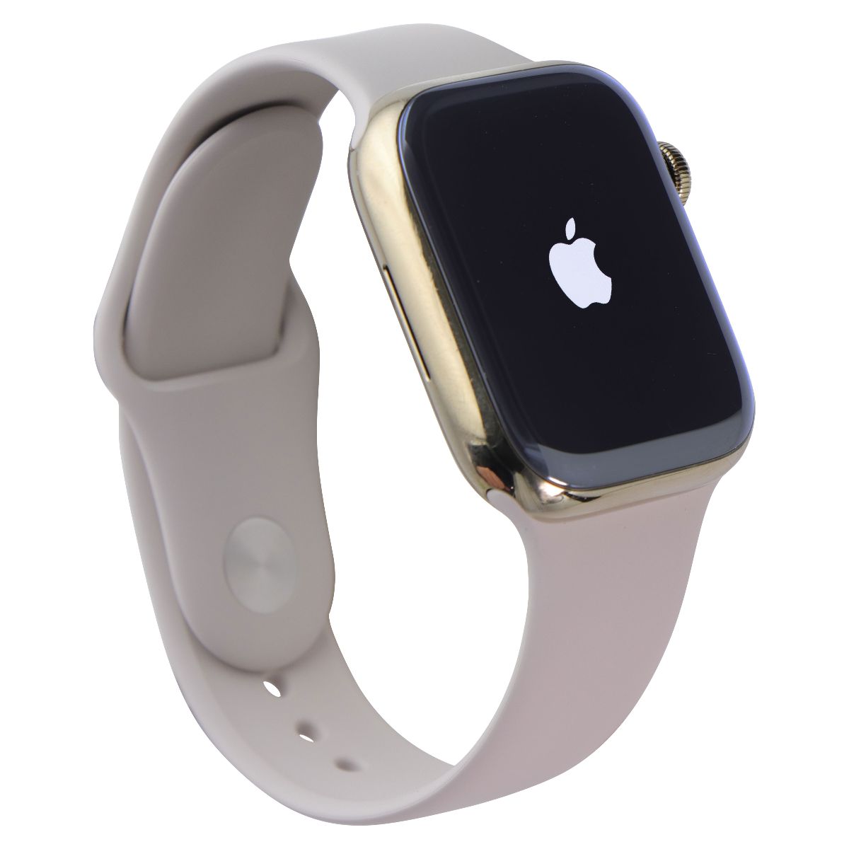 Apple Watch Series 8 (45mm) A2774 GPS + LTE - Gold SS/Starlight Sport Band Smart Watches Apple - Simple Cell Bulk Wholesale Pricing - USA Seller