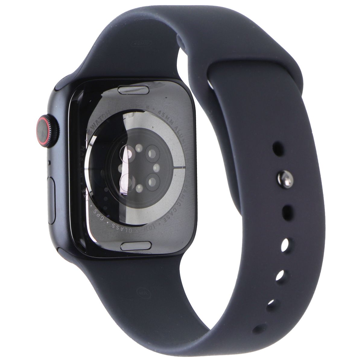 Apple Watch Series 8 (45mm) A2774 GPS + LTE - Midnight Al/Midnight Sp Band S/M Smart Watches Apple - Simple Cell Bulk Wholesale Pricing - USA Seller