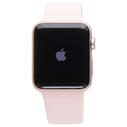 Apple Watch Series 3 (A1859) 42mm (GPS) Gold Aluminum Case / Pink Sand Sp Band Smart Watches Apple - Simple Cell Bulk Wholesale Pricing - USA Seller