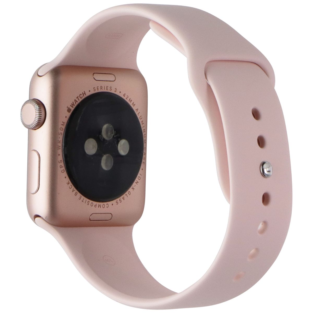 Apple Watch Series 3 (A1859) 42mm (GPS) Gold Aluminum Case / Pink Sand Sp Band Smart Watches Apple - Simple Cell Bulk Wholesale Pricing - USA Seller