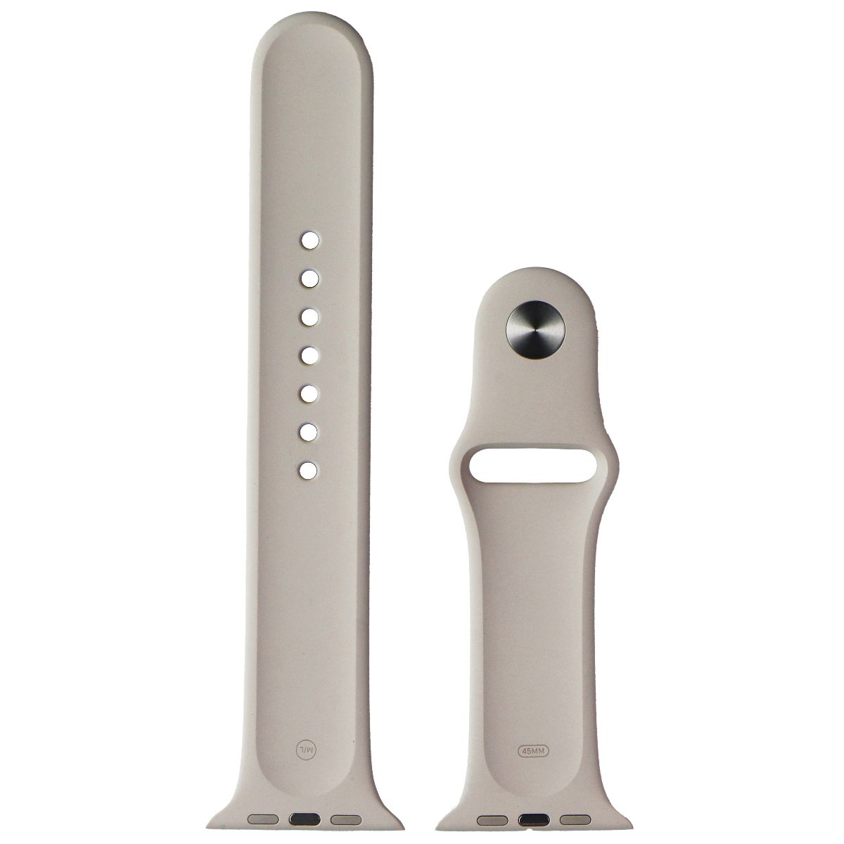 Apple (45mm) Sport Band for Apple Watch 42/44/45mm - Starlight (M/L Only) Smart Watch Accessories - Watch Bands Apple - Simple Cell Bulk Wholesale Pricing - USA Seller