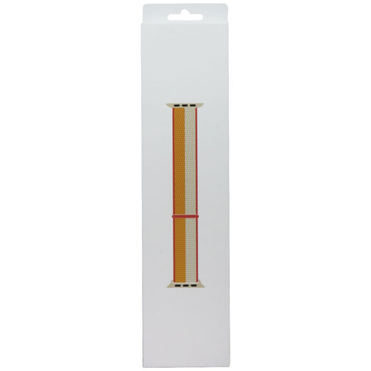 Apple Watch Sport Loop Band (45mm) - Maize/White - Regular Smart Watch Accessories - Watch Bands Apple - Simple Cell Bulk Wholesale Pricing - USA Seller