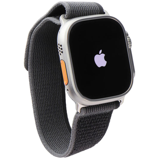 Apple Watch Ultra 49mm Titanium A2622 GPS + LTE - Black/Gray Trail Loop (M/L) Smart Watches Apple - Simple Cell Bulk Wholesale Pricing - USA Seller