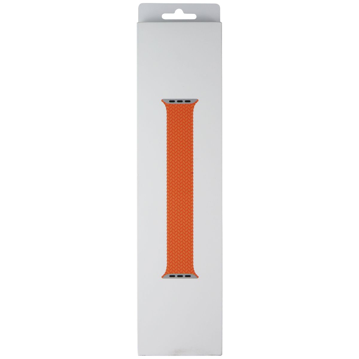 Apple 41mm Braided Solo Loop for Apple Watch 42/41/40mm - Bright Orange / Size 2 Smart Watch Accessories - Watch Bands Apple - Simple Cell Bulk Wholesale Pricing - USA Seller