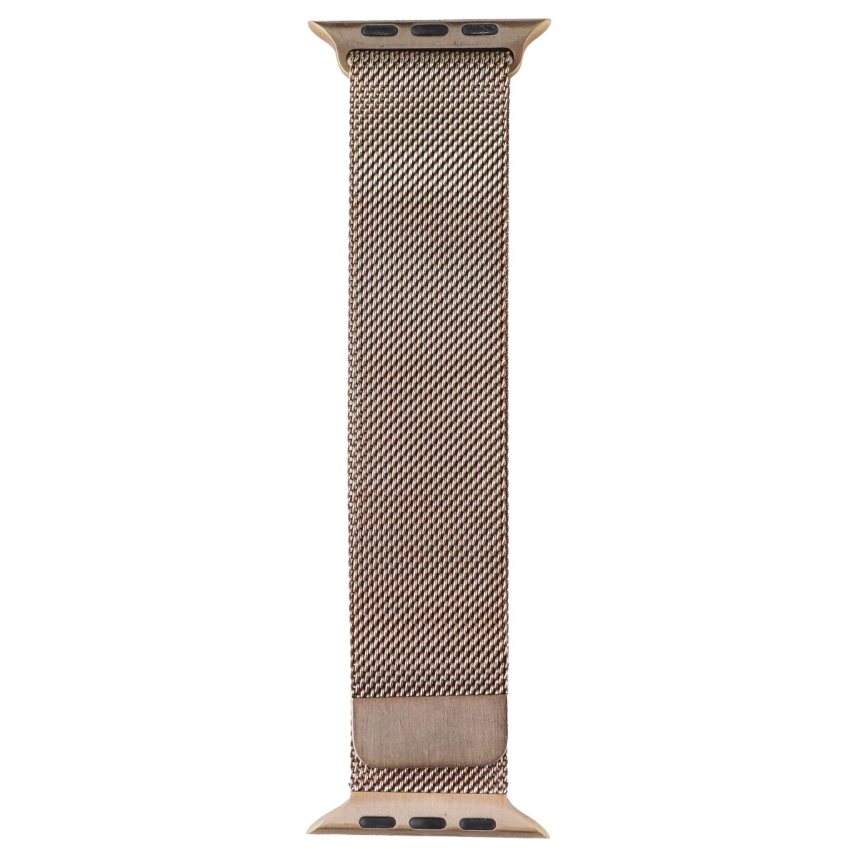 Apple Official Stainless Steel Milanese Loop for Apple Watches - 46mm/Gold (S/M)