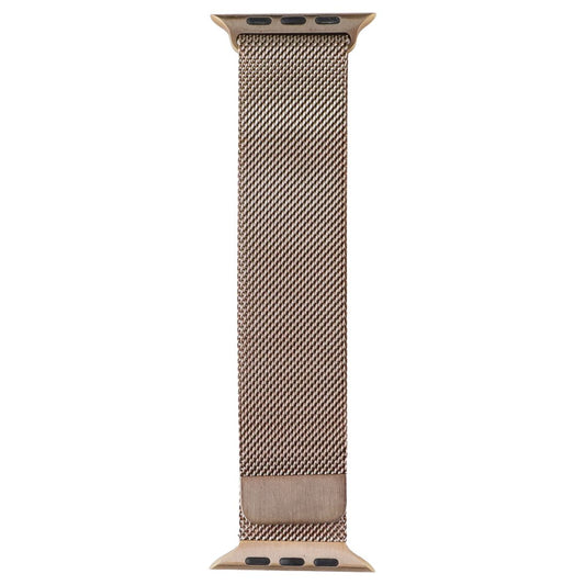 Apple Official Stainless Steel Milanese Loop for Apple Watches - 46mm/Gold (S/M) Smart Watch Accessories - Watch Bands Apple - Simple Cell Bulk Wholesale Pricing - USA Seller