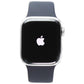 Apple Watch Series 8 (41mm) A2772 GPS + LTE - Silver SS/Midnight Sport Band M/L Smart Watches Apple - Simple Cell Bulk Wholesale Pricing - USA Seller