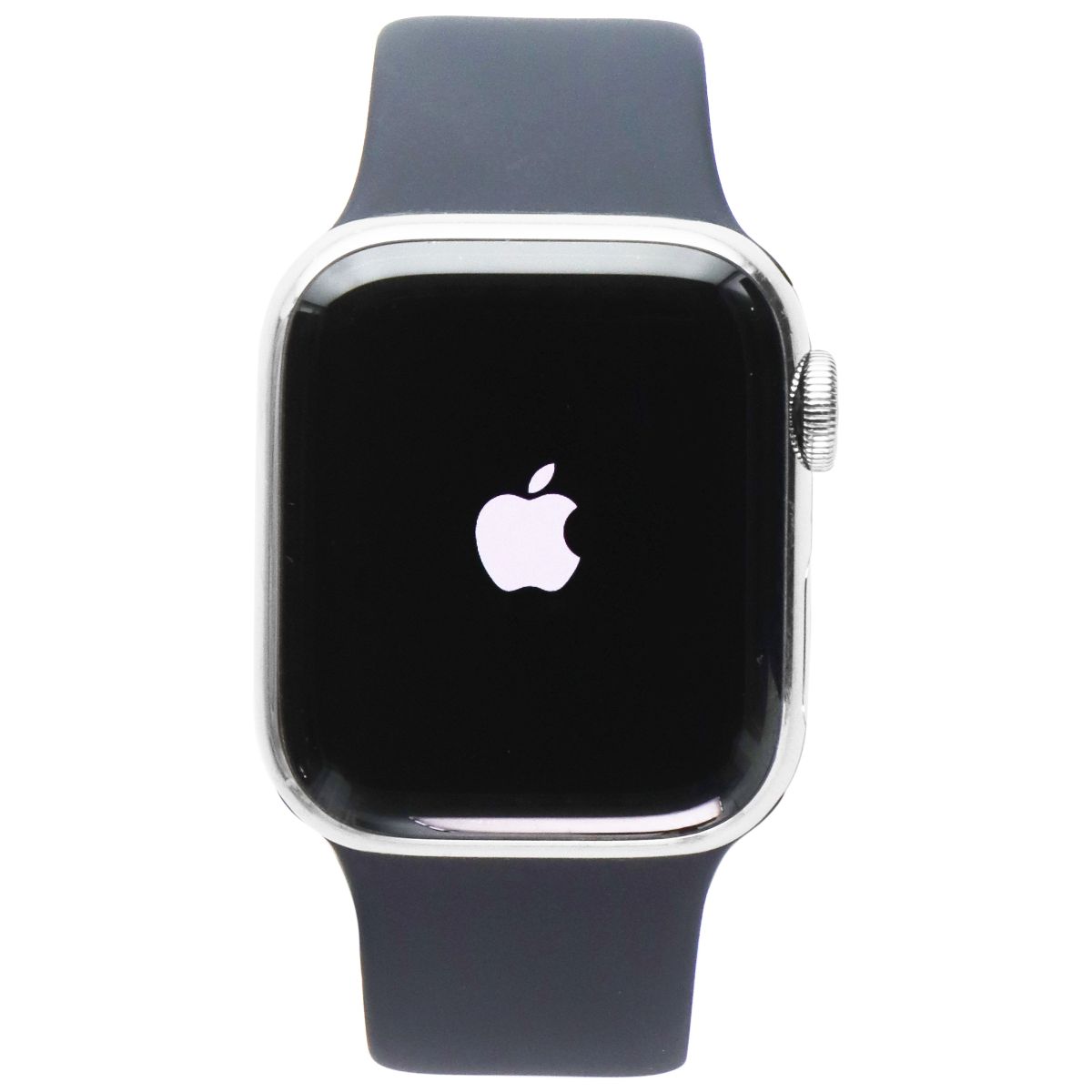 Apple Watch Series 8 (41mm) A2772 GPS + LTE - Silver SS/Midnight Sport Band M/L Smart Watches Apple - Simple Cell Bulk Wholesale Pricing - USA Seller