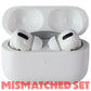 Apple AirPods Pro 1st Gen Earbuds with Qi Charging Case - White MISMATCHED* Portable Audio - Headphones Apple - Simple Cell Bulk Wholesale Pricing - USA Seller