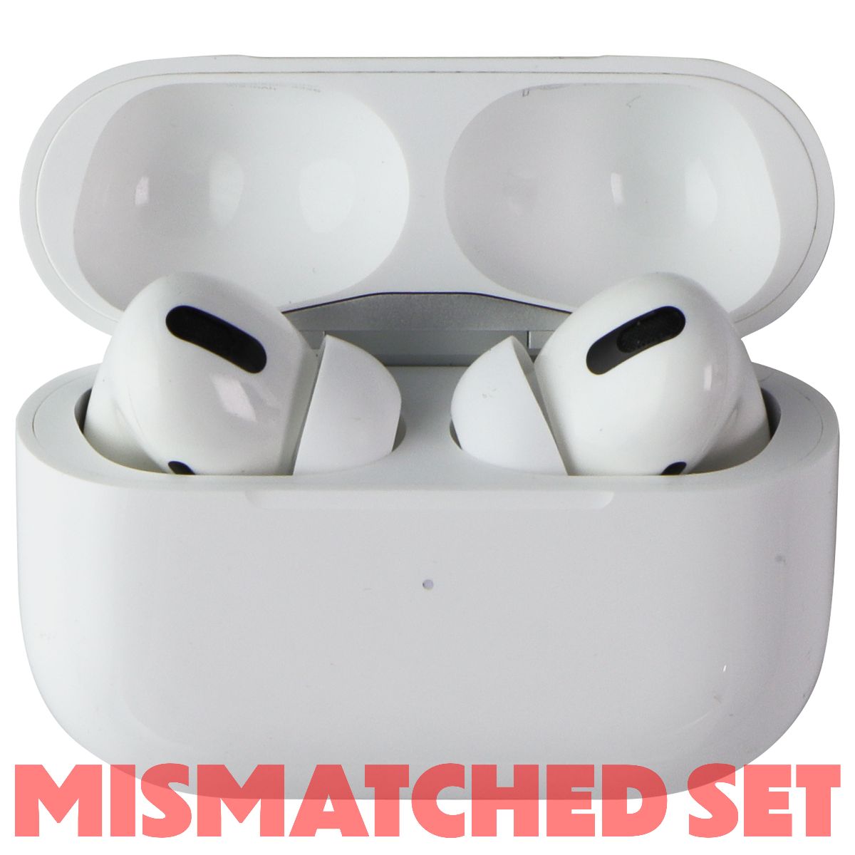 Apple AirPods Pro 1st Gen Earbuds with Qi Charging Case - White MISMATCHED* Portable Audio - Headphones Apple - Simple Cell Bulk Wholesale Pricing - USA Seller