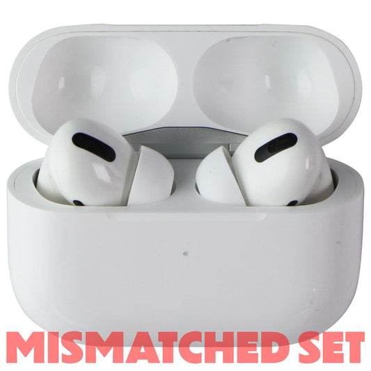 Apple AirPods Pro 1st Gen Earbuds with Qi Charging Case - White MISMATCHED* Portable Audio - Headphones Apple - Simple Cell Bulk Wholesale Pricing - USA Seller