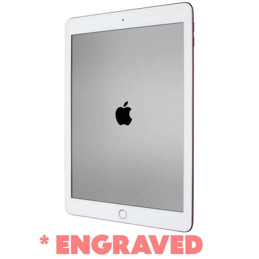 Apple iPad 9.7 inch Tablet (Wi-Fi) A1893 - 128GB/Gold (MRJP2LL/A) *ENGRAVED iPads, Tablets & eBook Readers Apple - Simple Cell Bulk Wholesale Pricing - USA Seller