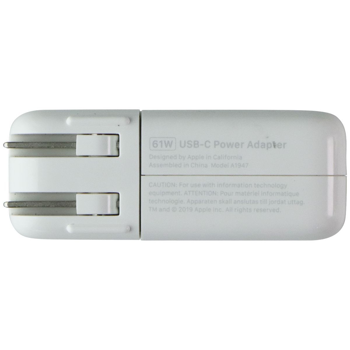 Apple 61W USB Power Adapter with 2m USB-C to USB-C Cable & Power Cord - White Cell Phone - Chargers & Cradles Apple - Simple Cell Bulk Wholesale Pricing - USA Seller