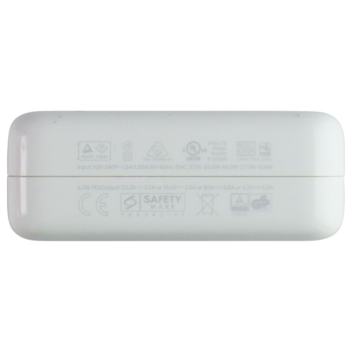 Apple 61W USB Power Adapter with 2m USB-C to USB-C Cable & Power Cord - White Cell Phone - Chargers & Cradles Apple - Simple Cell Bulk Wholesale Pricing - USA Seller
