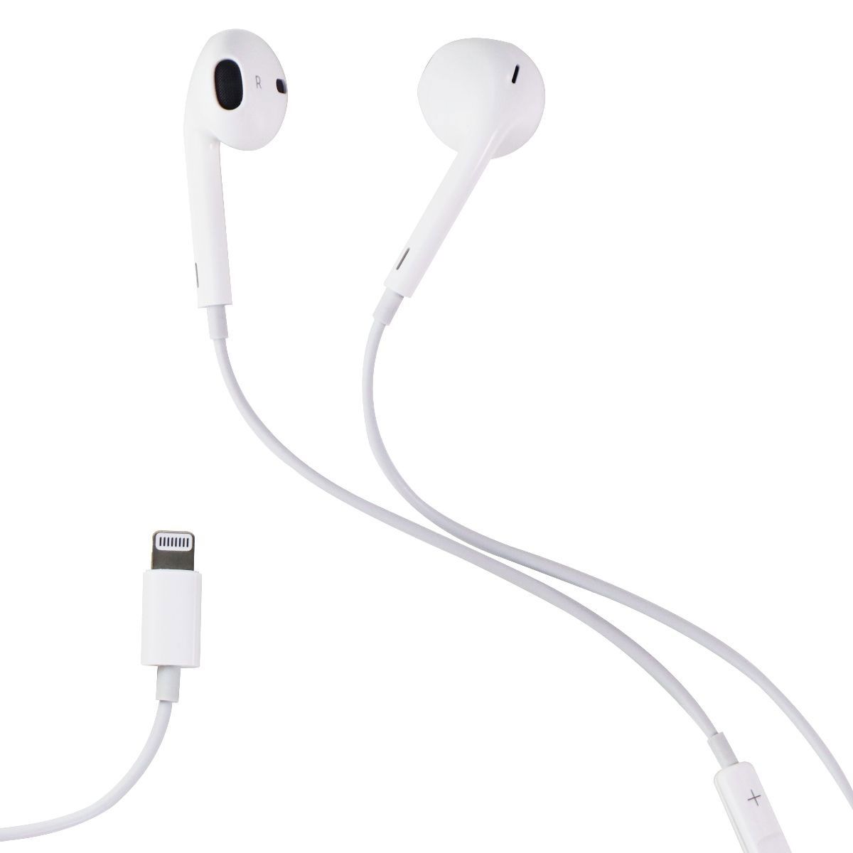 Apple Wired 8-Pin EarPods with In-Line Mic/Remote (IN BOX) - White (A1748) Portable Audio - Headphones Apple - Simple Cell Bulk Wholesale Pricing - USA Seller