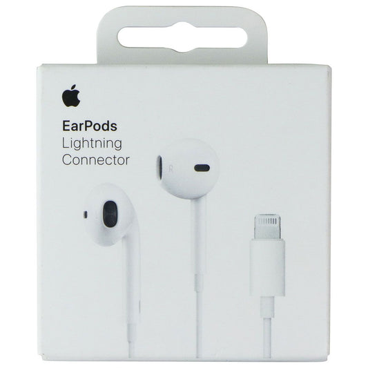 Apple Wired 8-Pin EarPods with In-Line Mic/Remote (IN BOX) - White (A1748) Portable Audio - Headphones Apple - Simple Cell Bulk Wholesale Pricing - USA Seller