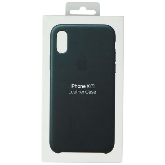 Apple Leather Series Case for Apple iPhone Xs - Forest Green Cell Phone - Cases, Covers & Skins Apple - Simple Cell Bulk Wholesale Pricing - USA Seller