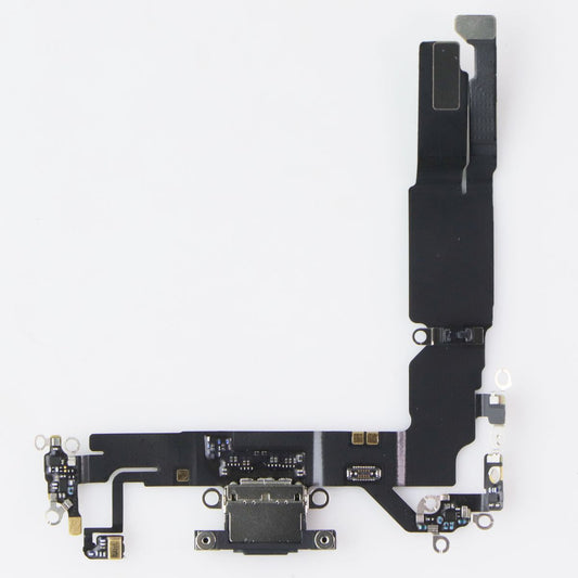 Repair Part - OEM Pull Replacement Charge Port for Apple iPhone 16 - Black Cell Phone - Replacement Parts & Tools Apple - Simple Cell Bulk Wholesale Pricing - USA Seller