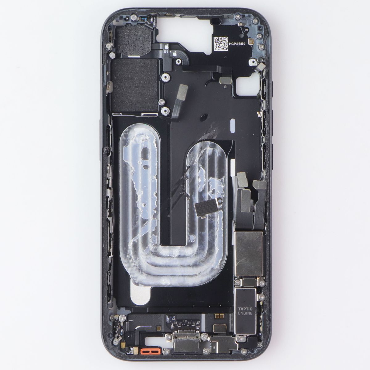 Repair Part - Genuine Housing Frame OEM Pull from Apple iPhone 16 - Black Cell Phone - Replacement Parts & Tools Apple - Simple Cell Bulk Wholesale Pricing - USA Seller