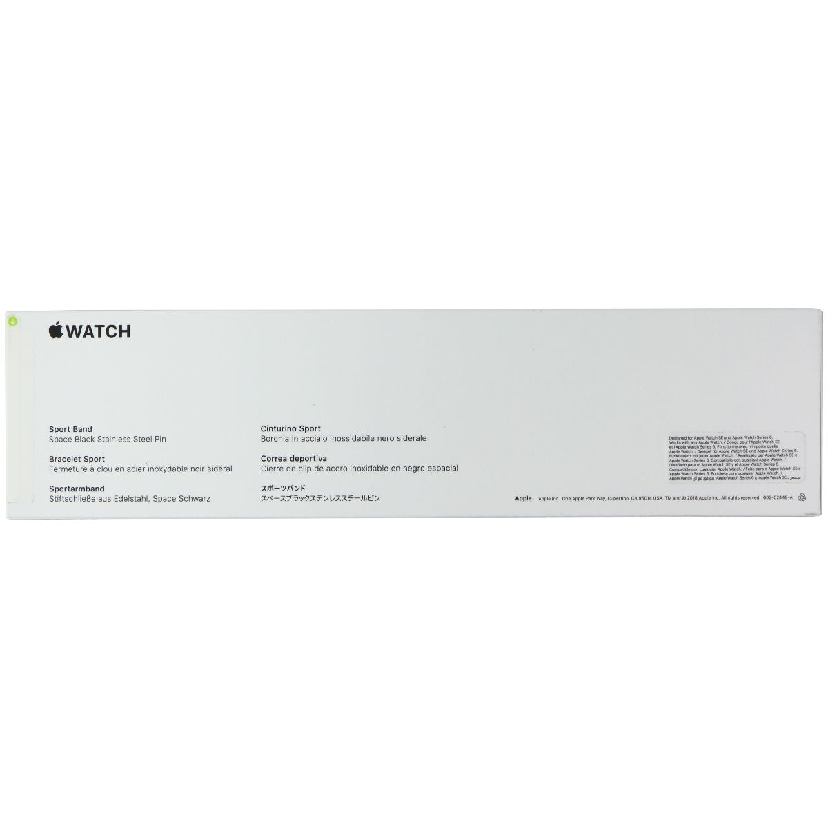 Apple Watch Sport Band 40mm (for 40mm & 38mm Cases) with S/M & M/L Strap - Black Smart Watch Accessories - Watch Bands Apple - Simple Cell Bulk Wholesale Pricing - USA Seller