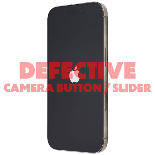 Apple iPhone 16 Pro 6.3-in A3083 Unlocked - 128GB/Nat Ti  *DEFECTIVE CAM SLIDE
