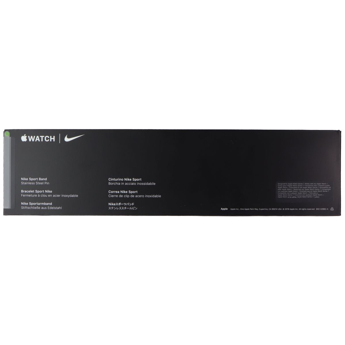 Apple (41mm) Nike Sport Full Set - Pure Platinum/Black Smart Watch Accessories - Watch Bands Apple - Simple Cell Bulk Wholesale Pricing - USA Seller