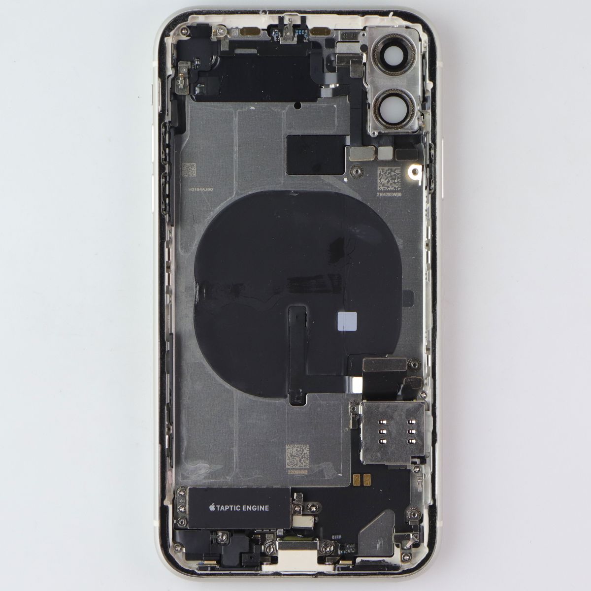 Repair Part OEM Pull Frame with Small Parts for Apple iPhone 11 - White Cell Phone - Replacement Parts & Tools Apple - Simple Cell Bulk Wholesale Pricing - USA Seller