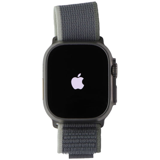 Apple Watch Ultra 2 49mm (GPS + LTE) A2986 - Titanium /Green Gray Trail Loop S/M Smart Watches Apple    - Simple Cell Bulk Wholesale Pricing - USA Seller