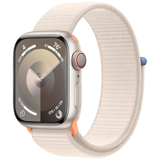 Apple Watch Series 9 (GPS+LTE) A2982 - 41mm Starlight Al/Starlight Sport Loop