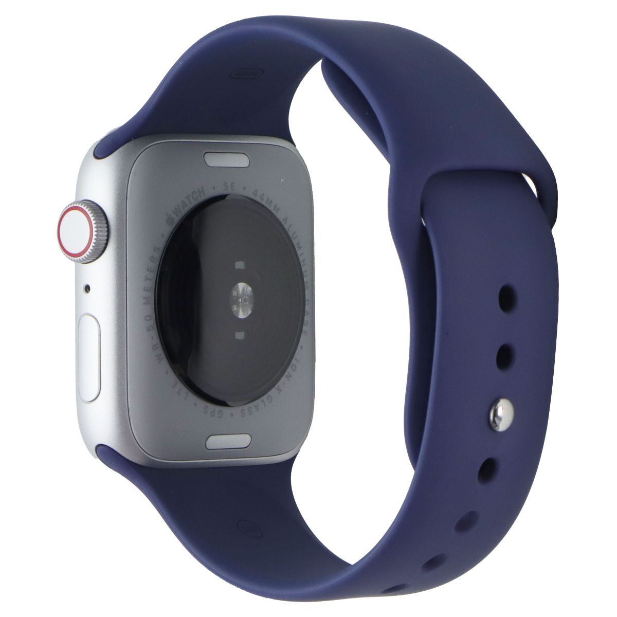 Apple Watch SE (2nd Gen) GPS + LTE (A2727) 44mm - Silver AL/Denim Sp Band (S/M) Smart Watches Apple - Simple Cell Bulk Wholesale Pricing - USA Seller