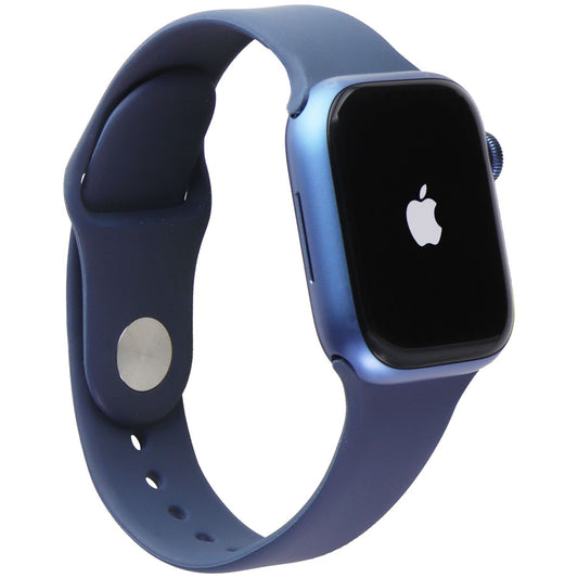 Apple Watch Series 7 (A2473) (GPS Only) 41mm Blue AL/Blue Sport Band Smart Watches Apple - Simple Cell Bulk Wholesale Pricing - USA Seller