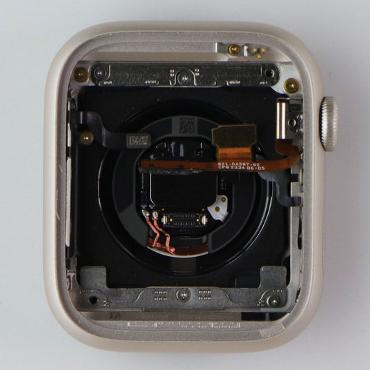 Repair Part OEM Apple Watch 9 (45mm) WiFi Frame with Backglass - Starlight