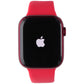 Apple Watch Series 7 (GPS Only) A2474 - 45mm Red Aluminum / Red Sp Band Smart Watches Apple - Simple Cell Bulk Wholesale Pricing - USA Seller