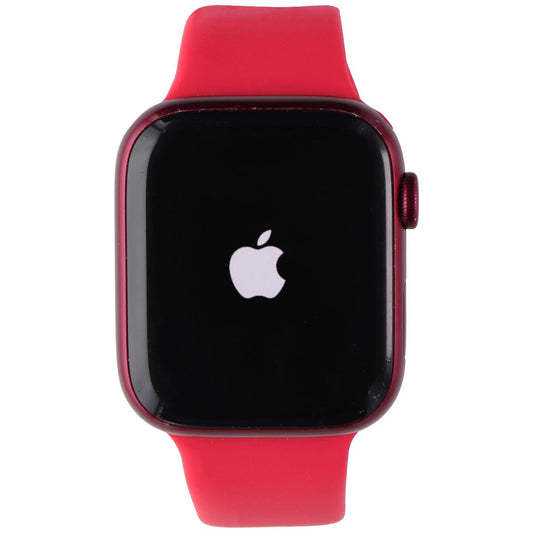Apple Watch Series 7 (GPS Only) A2474 - 45mm Red Aluminum / Red Sp Band Smart Watches Apple    - Simple Cell Bulk Wholesale Pricing - USA Seller