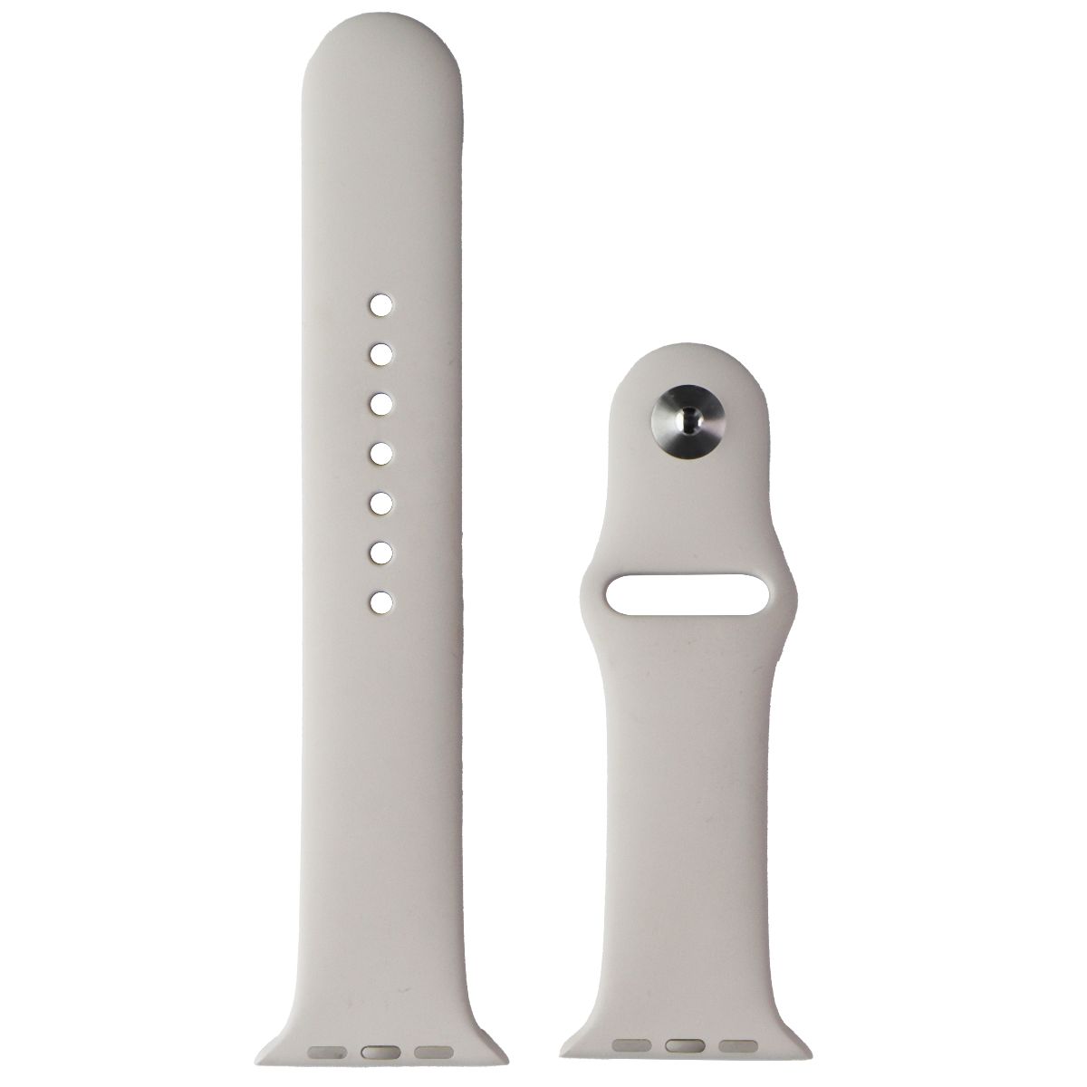 Apple Watch Band - Sport Band (45mm) - Starlight - M/L Smart Watch Accessories - Watch Bands Apple - Simple Cell Bulk Wholesale Pricing - USA Seller