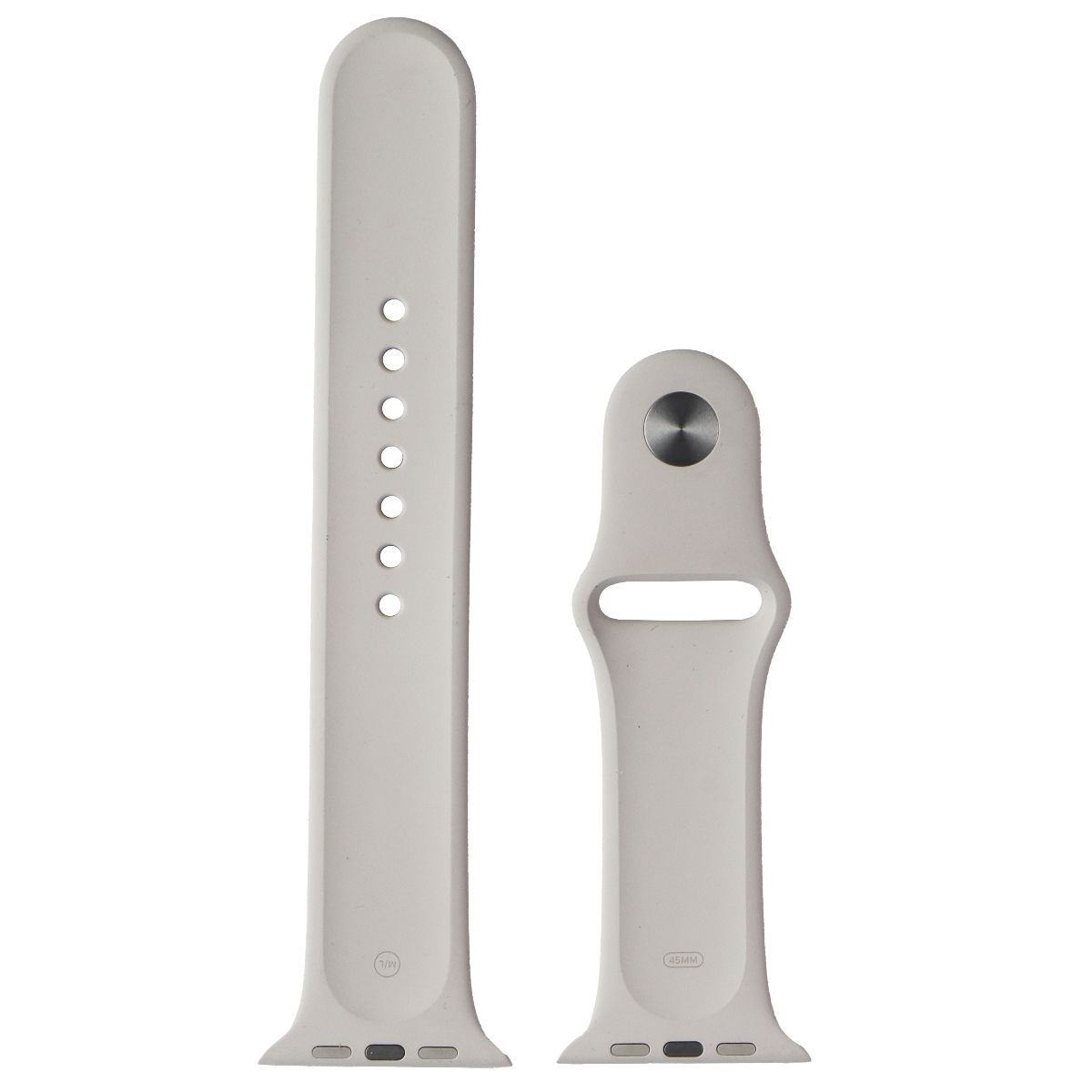 Apple Watch Band - Sport Band (45mm) - Starlight - M/L Smart Watch Accessories - Watch Bands Apple - Simple Cell Bulk Wholesale Pricing - USA Seller