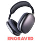 Apple AirPods Max Over-Ear Wireless Headphones - Space Gray (A2096) - ENGRAVED