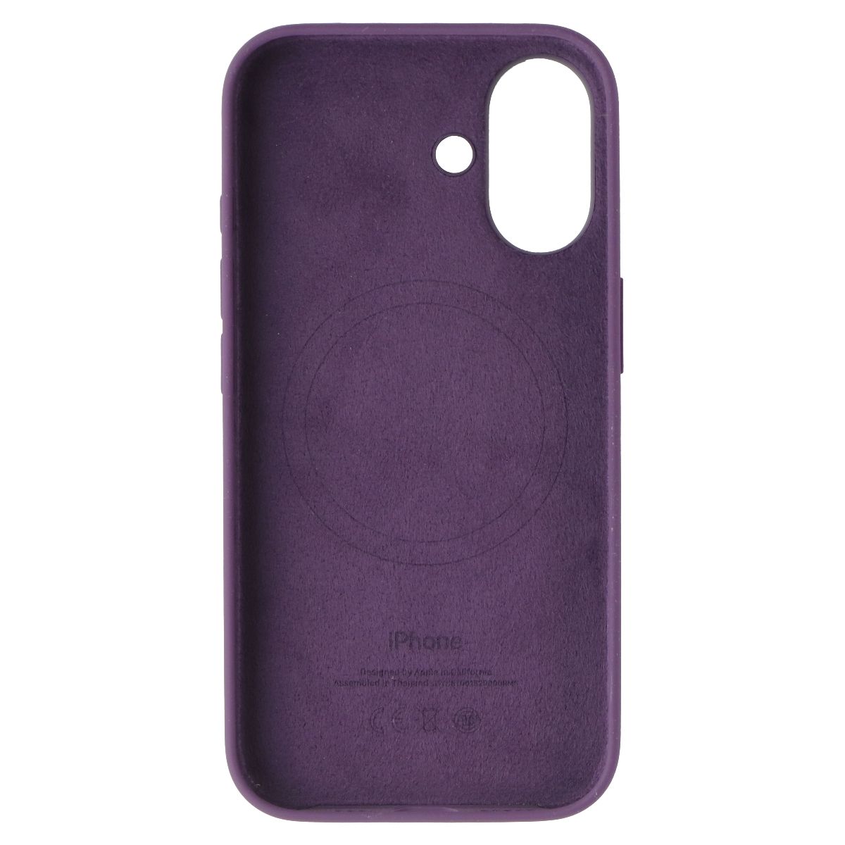 Apple Silicone Case for MagSafe with Camera Control for Apple iPhone 16 - Plum Cell Phone - Cases, Covers & Skins Apple - Simple Cell Bulk Wholesale Pricing - USA Seller